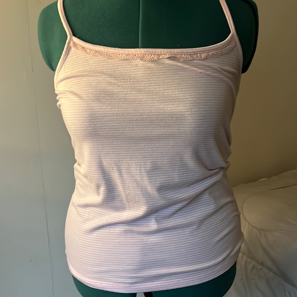 Vintage faded glory lace tank top
